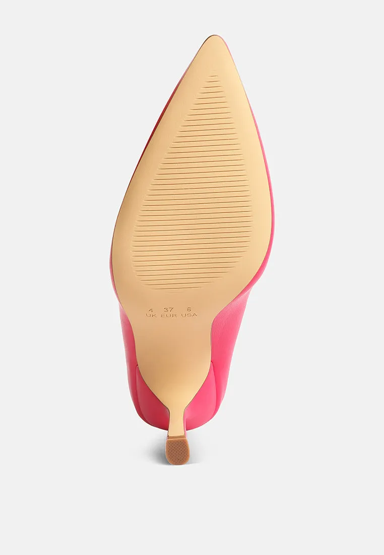 Rarity Point Toe Stiletto Heeled Pumps