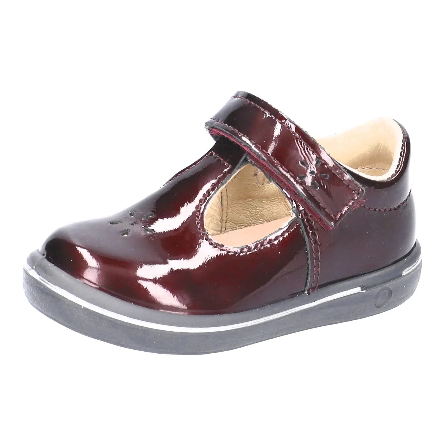 Ricosta: Winona T-Bar Girls Shoes - Rinde / Red