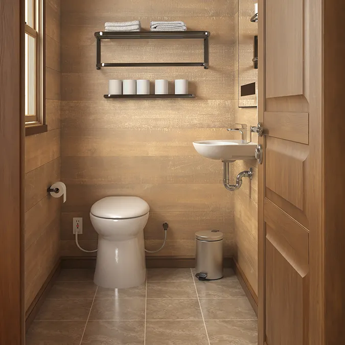 Saniflo SaniCOMPACT | One Piece Upflush Toilet