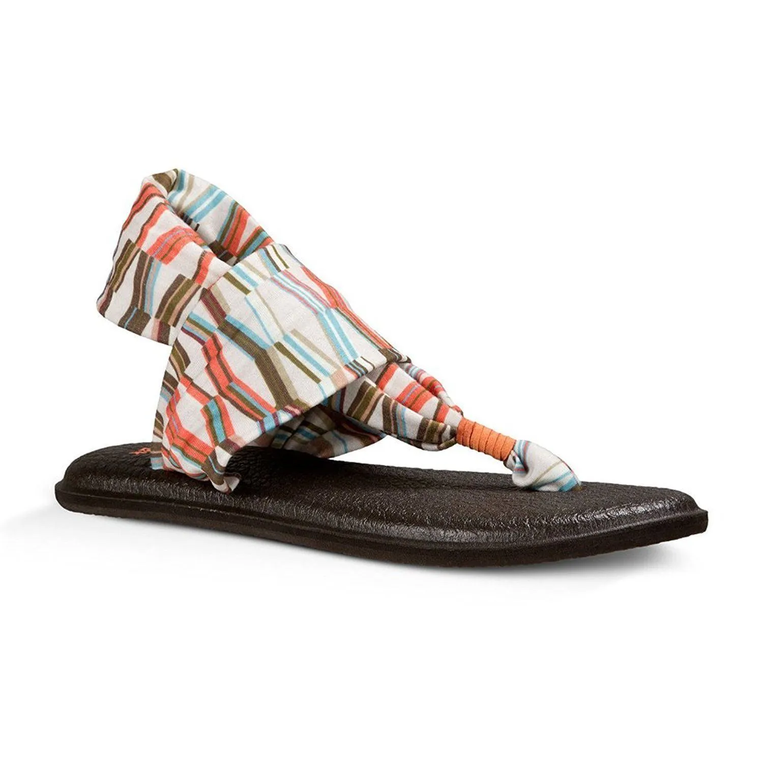 Sanuk Yoga Sling 2 Prints Ivory / Spiced Coral Mod Geo Sandals