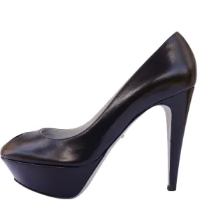 SERGIO ROSSI PEEP-TOE PLATFORM PUMPS