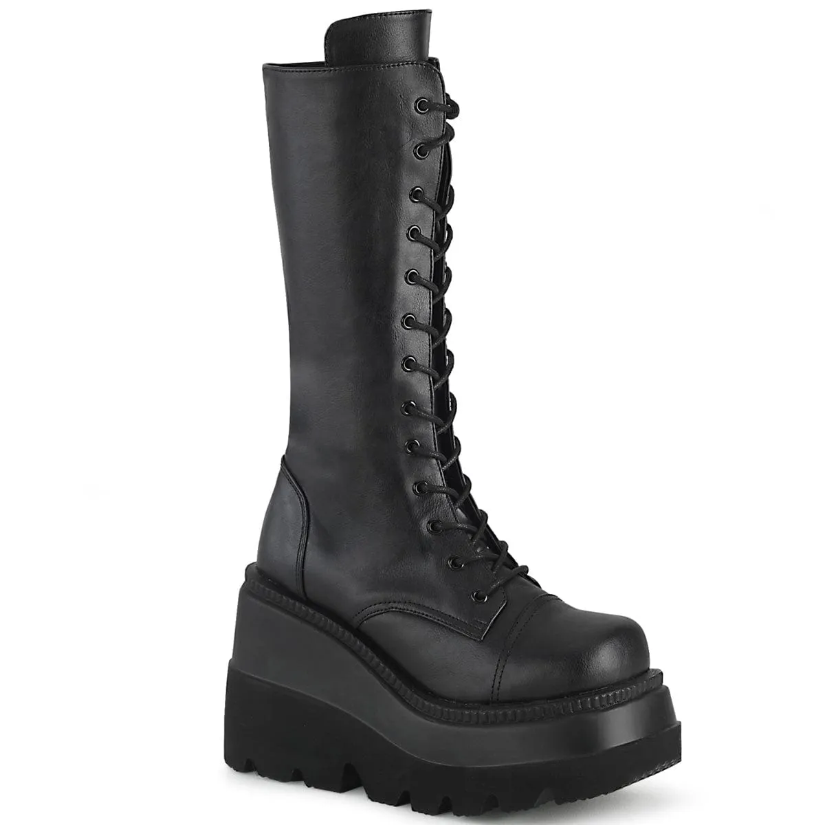 SHAKER-72 Black Vegan Leather