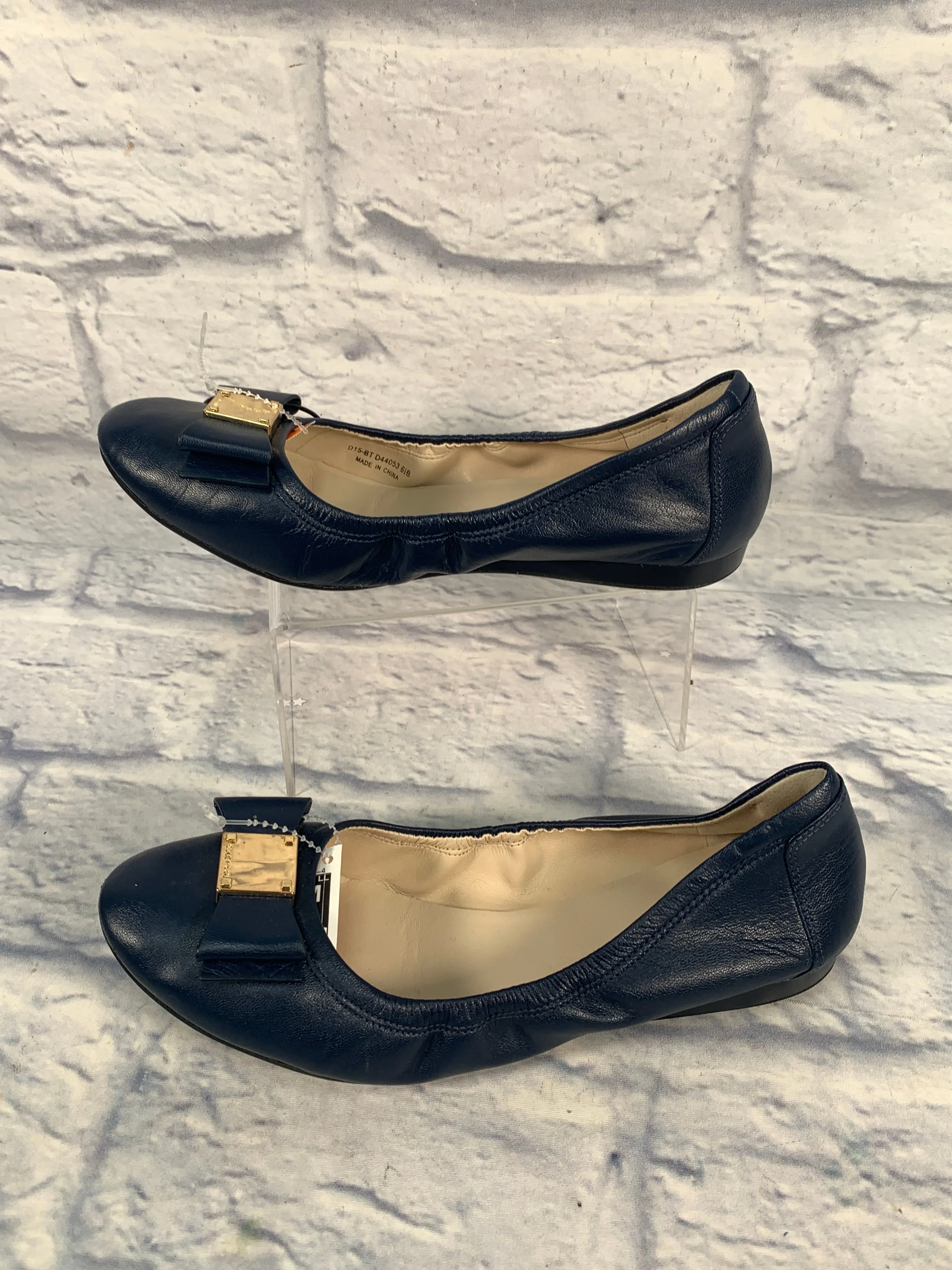 Shoes Flats By Cole-haan In Blue & Gold, Size: 6.5