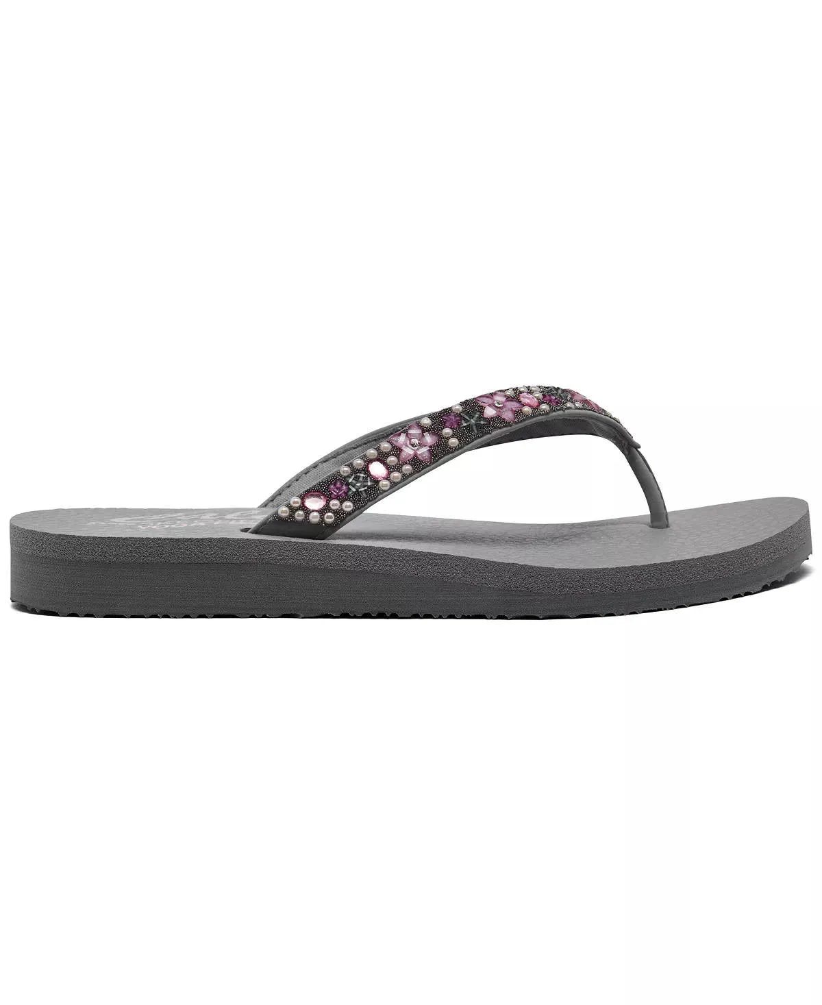 Skechers Womens Meditation Dancing Daisy Grey