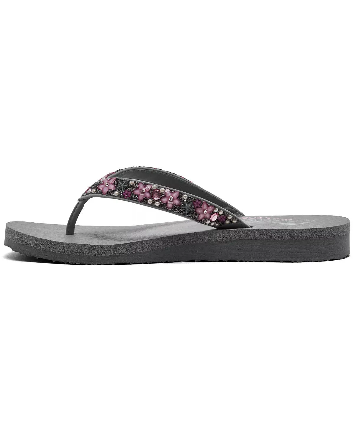 Skechers Womens Meditation Dancing Daisy Grey