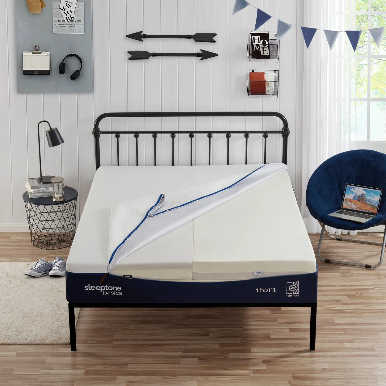 Sleeptone Basics 10.5'' Foam Mattress-Cal King