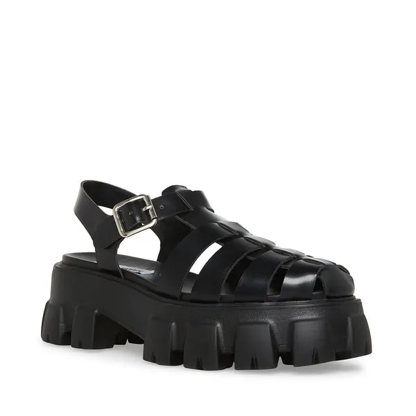 Steve Madden Echo Platform Cage Platform Sandals - Black