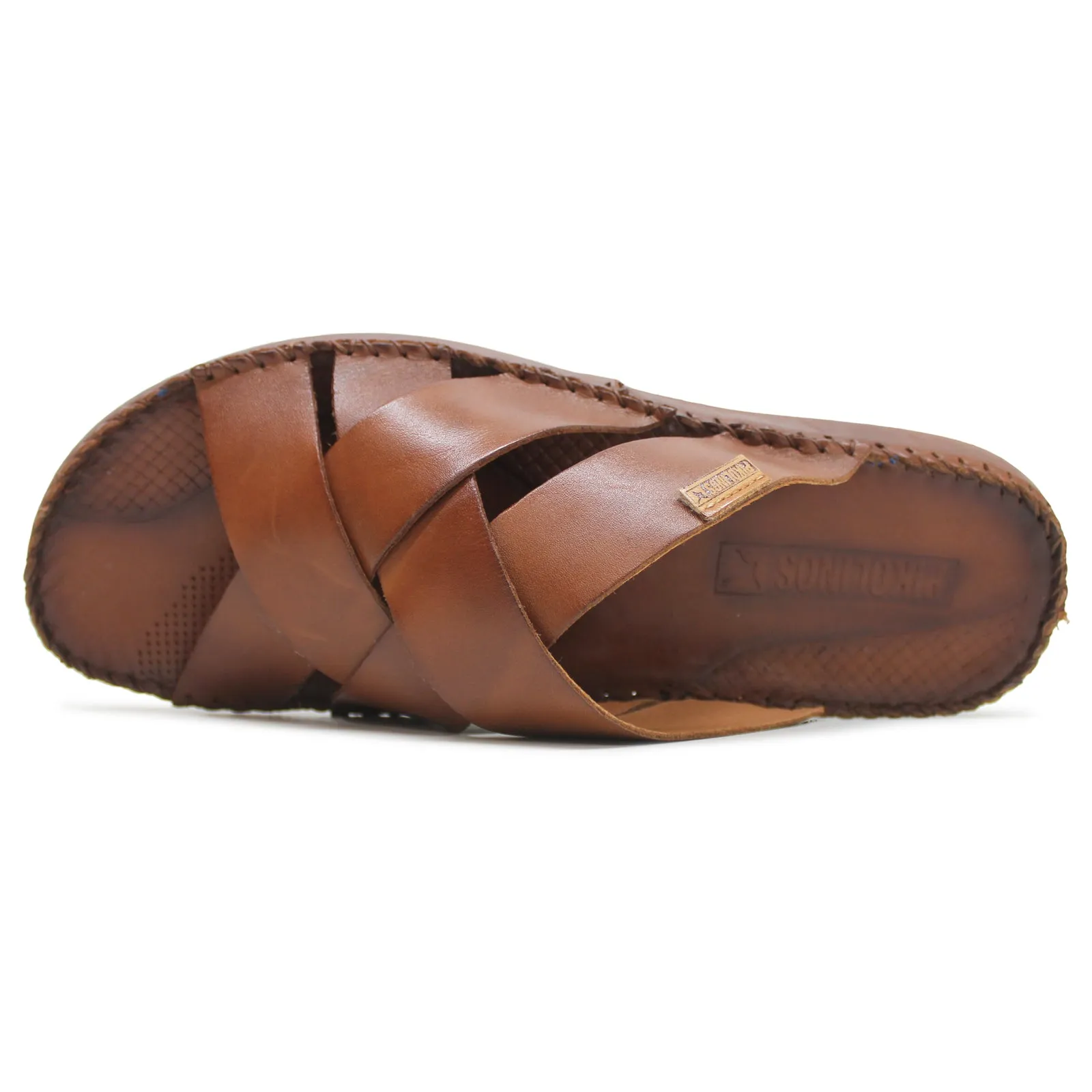 Tarifa Leather Men's Open Back Sandals