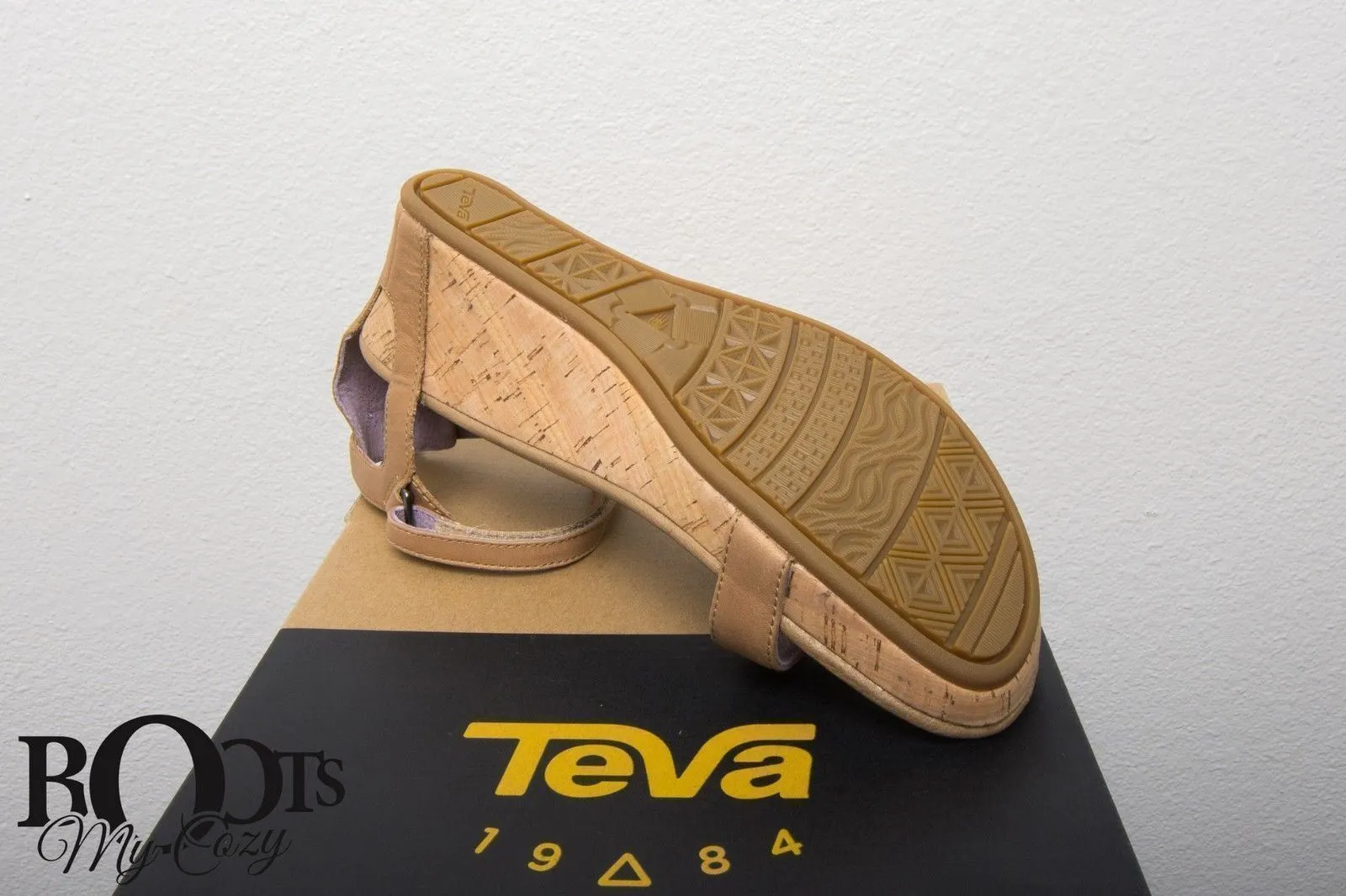 Teva Capri Wedge Pearlized Tan Sandals