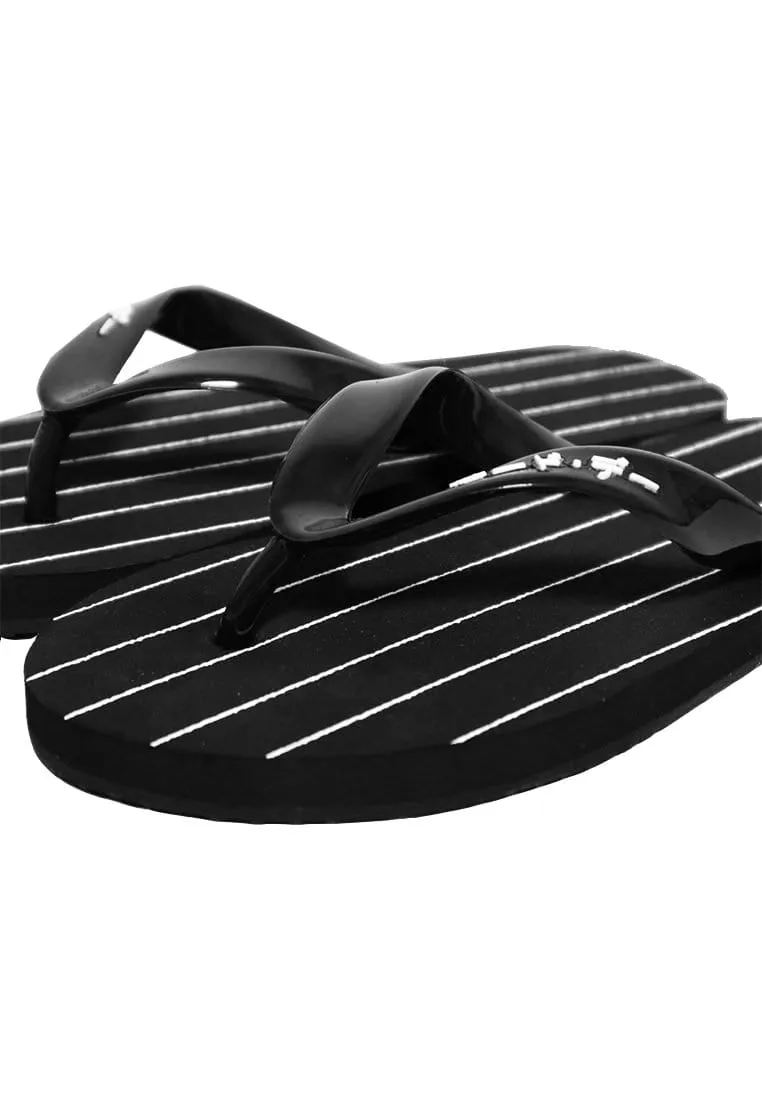 Third Day ALA19 Sandal Jepit Wanita Thirdday Hitam Stripe