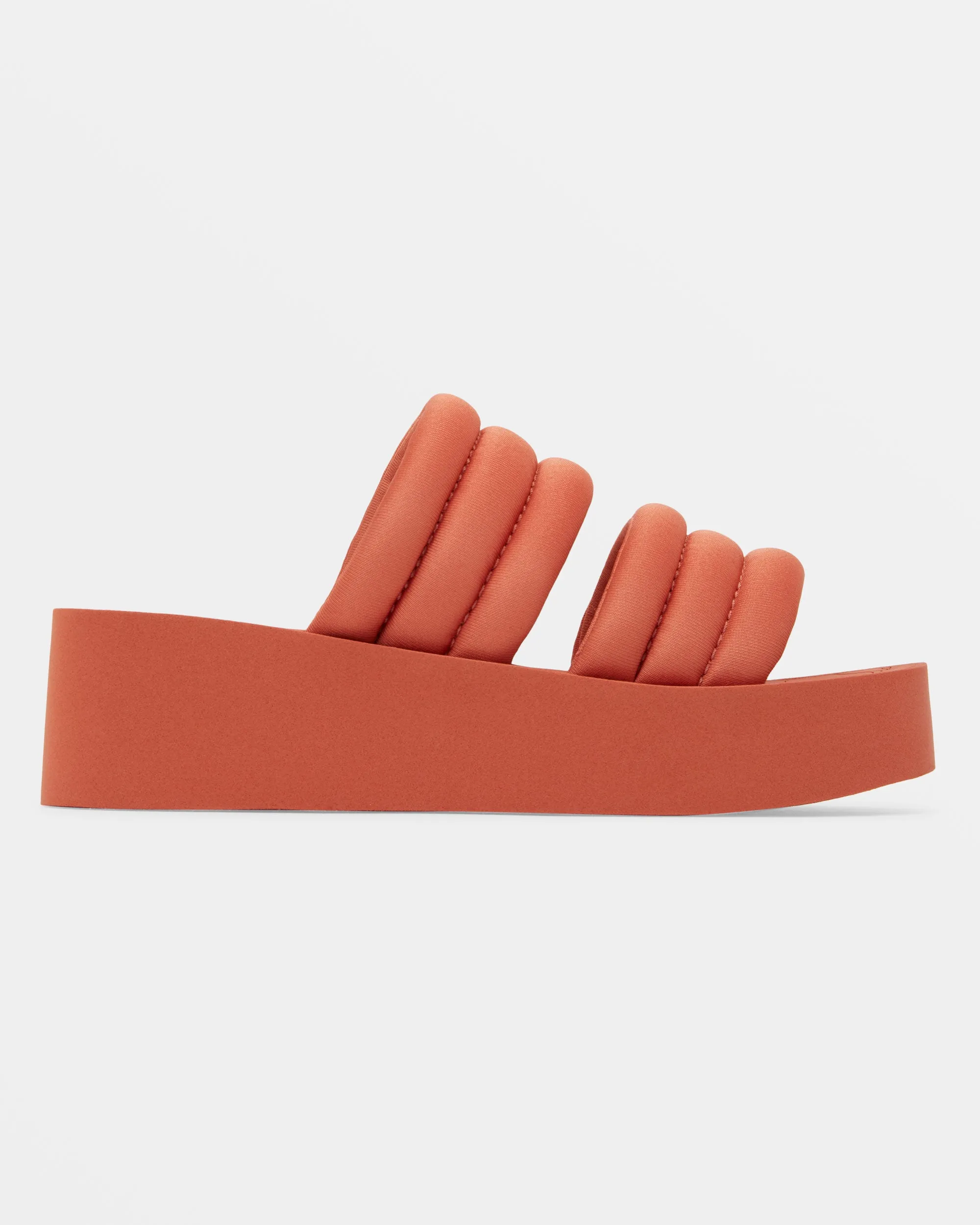 Totally Tubular Slide Sandals - Rust