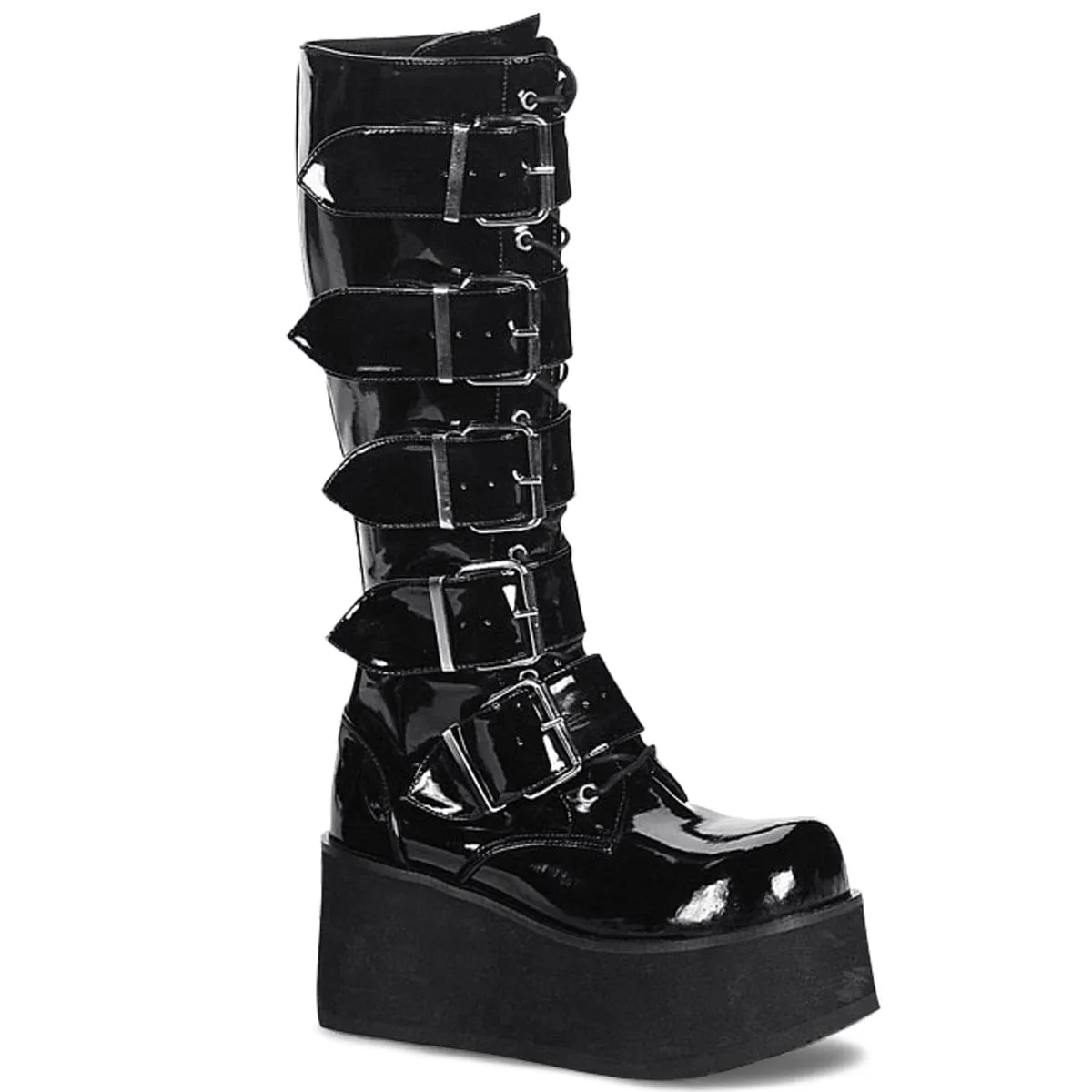 TRASHVILLE-518 Black Patent