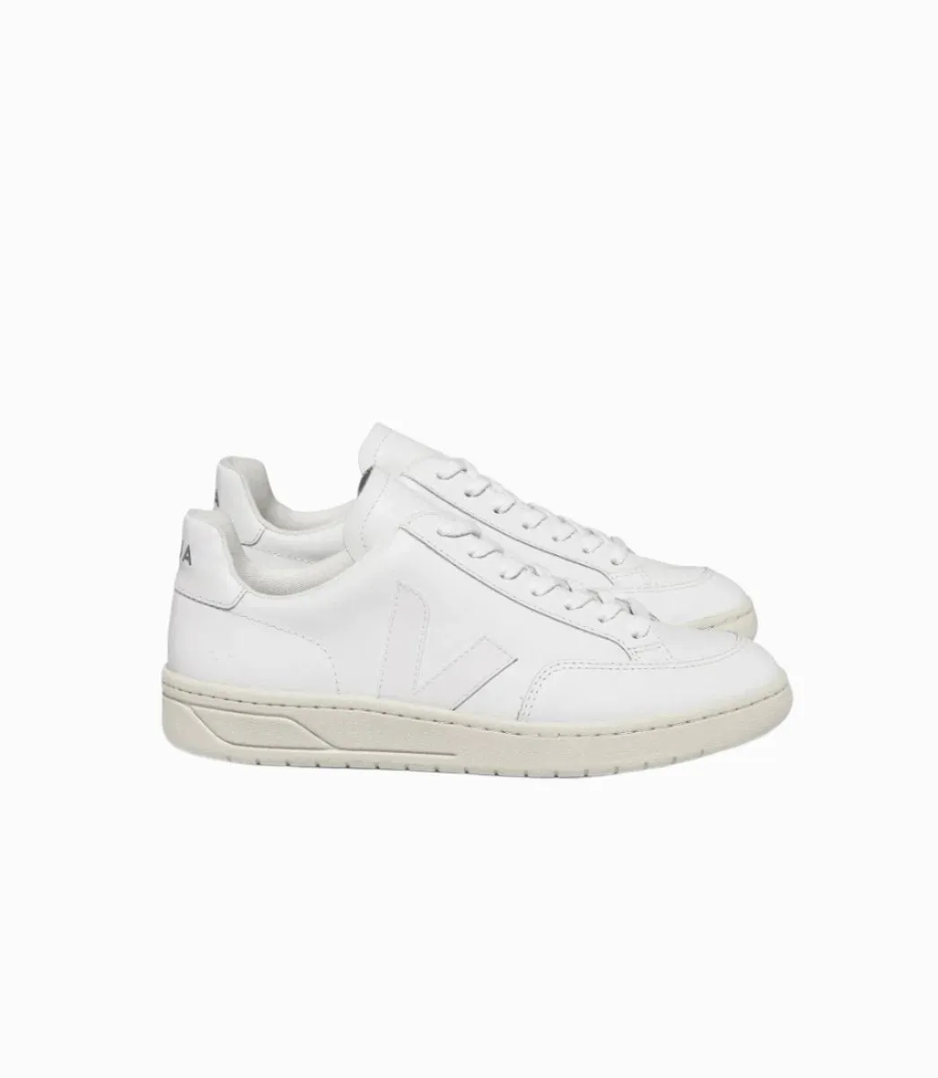 Veja Men V-12 Extra White Eco Sneakers Shoes