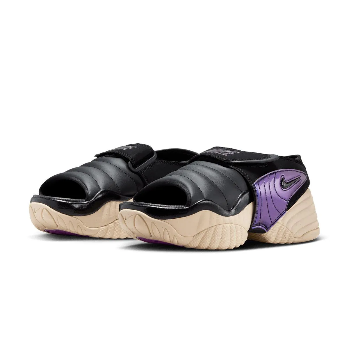 Wmns Air Adjust Force Sandal 'Black Vivid Purple'