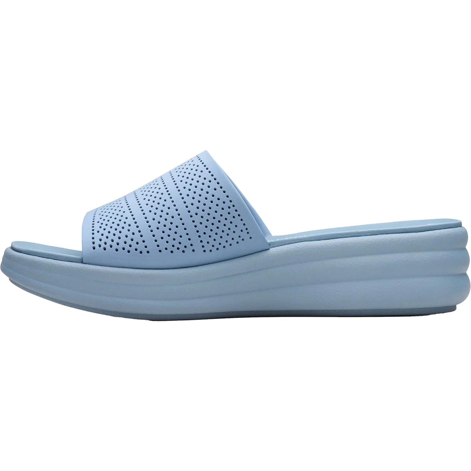 Women's Clarks Drift Twist Light Blue Synthetic