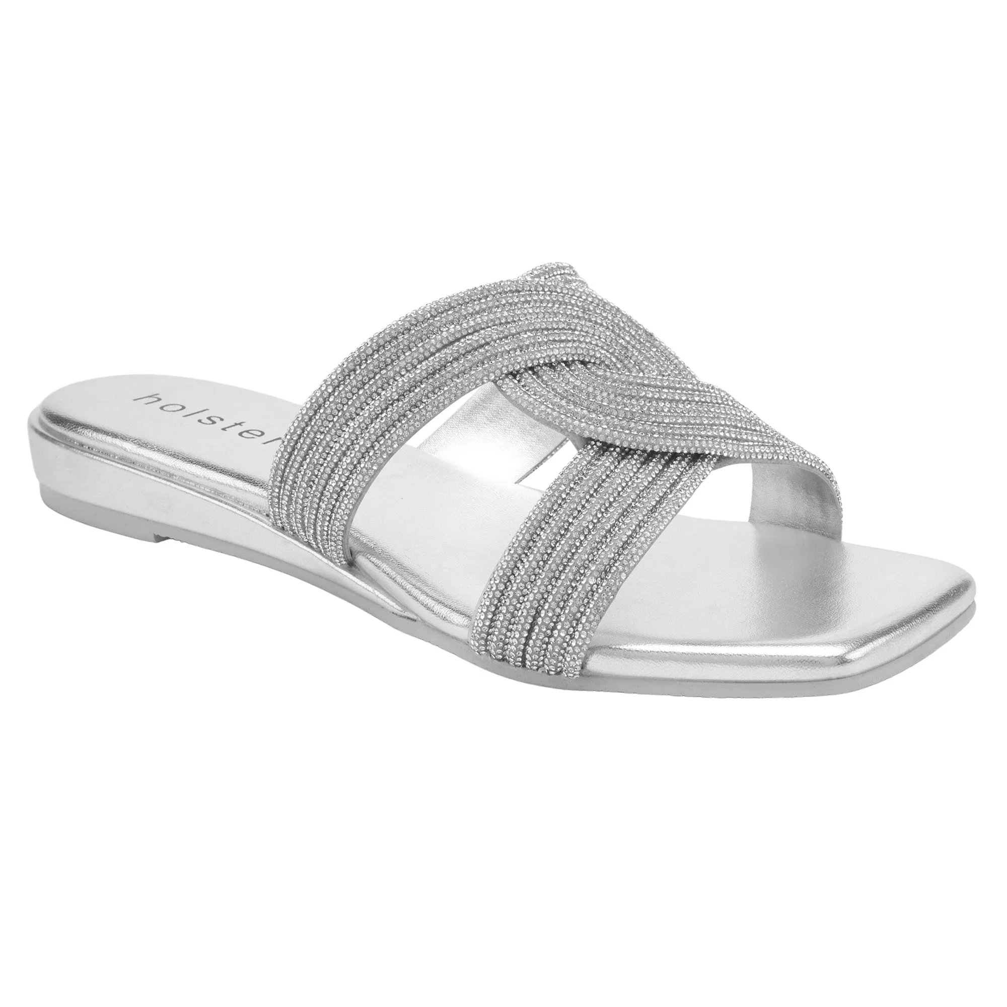 Zara Low Wedge - Silver