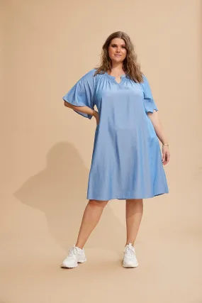 Zhenzi Megane Denim Dress